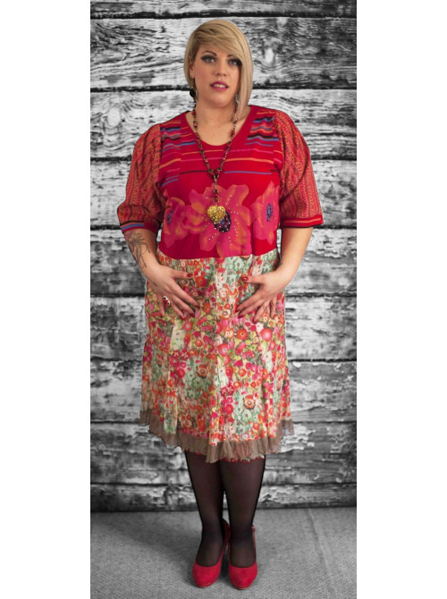 Robe Couleurs et Fleurs - 1