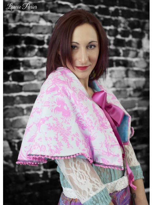 Cape réversible inspiration Lolita - 1