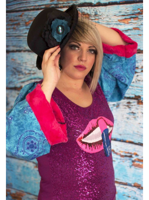 Haut à paillettes INSPIRATION 70's - 2