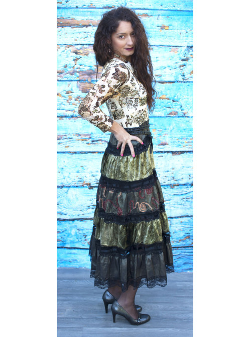 ROBE DE SOIREE HIPPIE CHIC - 1