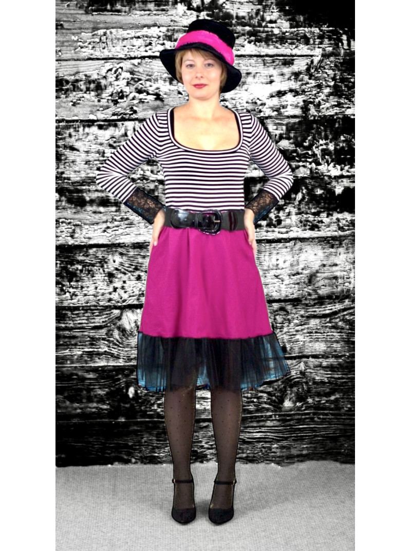 Robe marinière et falbala - 1