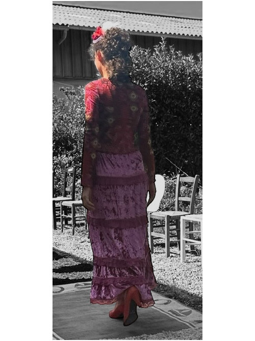 ROBE DE SOIREE HIPPIE CHIC - 1