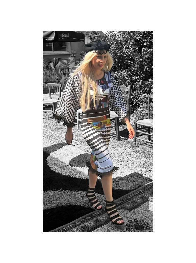 Robe Mix & Max imprimé graphique - 5